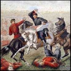 Combate de paso de la Patria 2 de Mayo de  1866 - Obra de JOS IGNACIO GARMENDIA